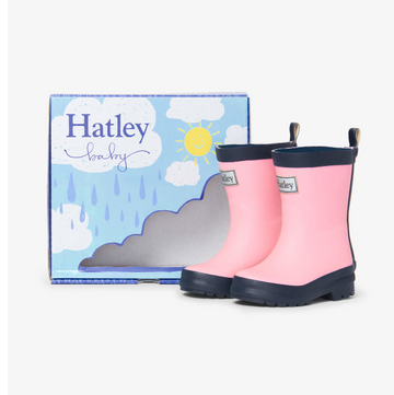 boot pink & navy matte